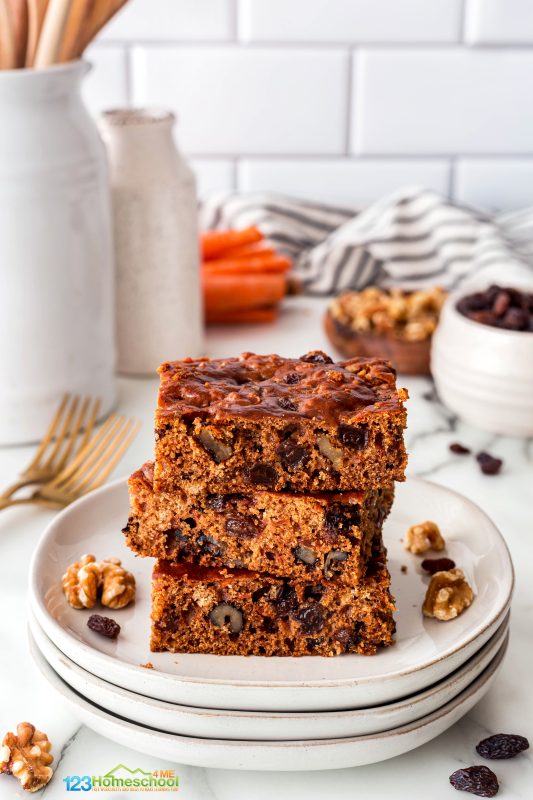 bar recipes So the next time you enjoy a slice of carrot bar, remember that you’re treating yourself to a delicious dessert that's loaded with nutritional benefits! Whether it's for snack time, dessert, or a healthy breakfast on the go, carrot bars are a guilt-free indulgence that can benefit your health in multiple ways. Who's ready to whip up some carrot bars and enjoy a tasty treat?