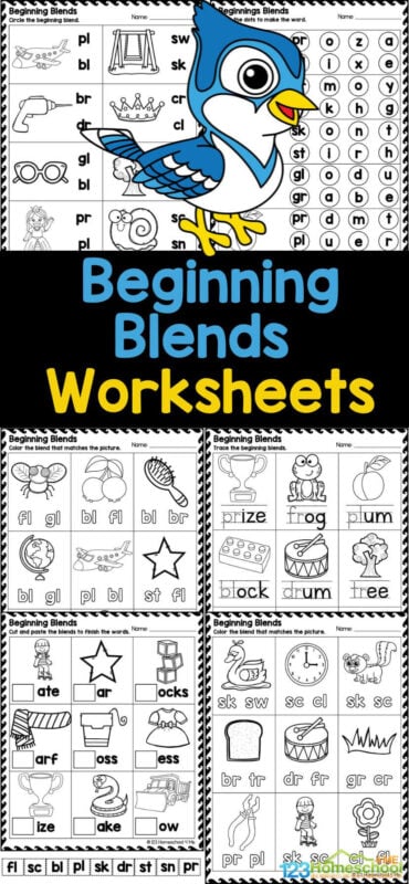 Make practicing simple and fun with our set of beginning blends worksheets! This set of 10 beginning consonant blends worksheets is perfect for kindergartners and grade 1 students. Plus parents and teachers will appreciate that it includes an answer key for quick correcting. Simply download the free beginning consonant sounds worksheets for kindergarten and you are ready to go! Make practicing simple and fun with our set of beginning blends worksheets! This set of 10 beginning consonant blends worksheets is perfect for kindergartners and grade 1 students. Plus parents and teachers will appreciate that it includes an answer key for quick correcting. Simply download the free beginning consonant sounds worksheets for kindergarten and you are ready to go!