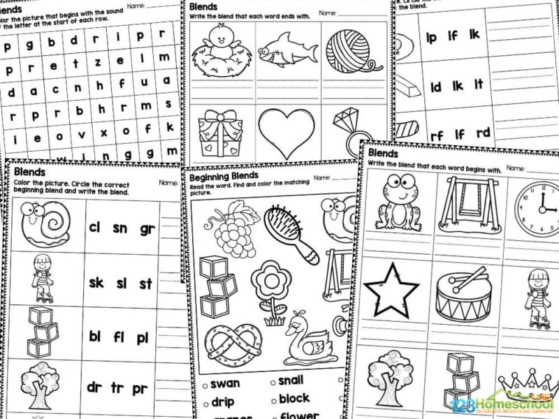 free blends worksheets Exciting news for parents and teachers! Make learning blends enjoyable with our delightful collection of 20 free blends worksheets! These engaging blends worksheets include activities for practicing blends in a fun way. Our blends worksheets for kindergarten and first grade feature a variety of exercises including writing blends, reading and coloring them, and even word search puzzles. Your little learners will work on both beginning blends like fr, sw, cl, st, dr, sk, tr, bl, cr, sn, pr, fl, pl, and sn, as well as ending consonant blends including st, rk, rn, ft, rt, ng, lf, nk, rf, ld, rp, nt, rm, nd, and mb. Let’s make learning a highlight of the day!Â