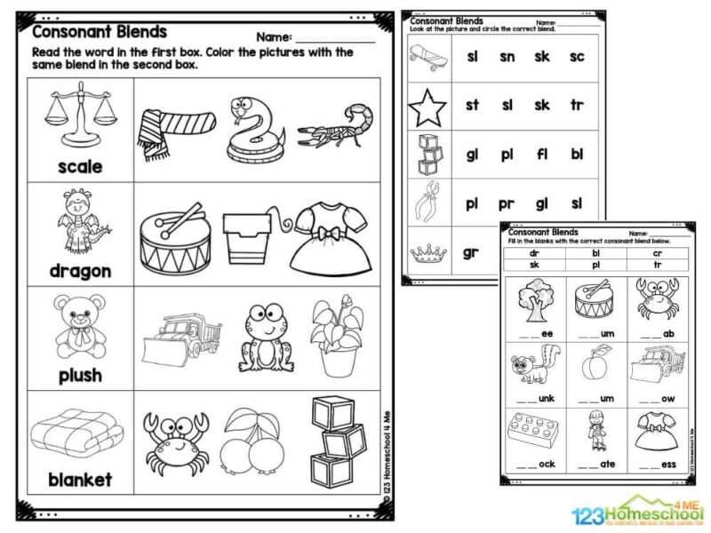 2 letter blends Ever wondered what consonant blends are? They’re combinations of two or more consonants that blend together while still allowing each sound to be heard. For example, think about words like "smile," "tree," or "break." In these instances, you can hear each consonant distinctly, yet they come together smoothly. Consonant blends play a crucial role in our language, helping to create a variety of sounds and word forms.
