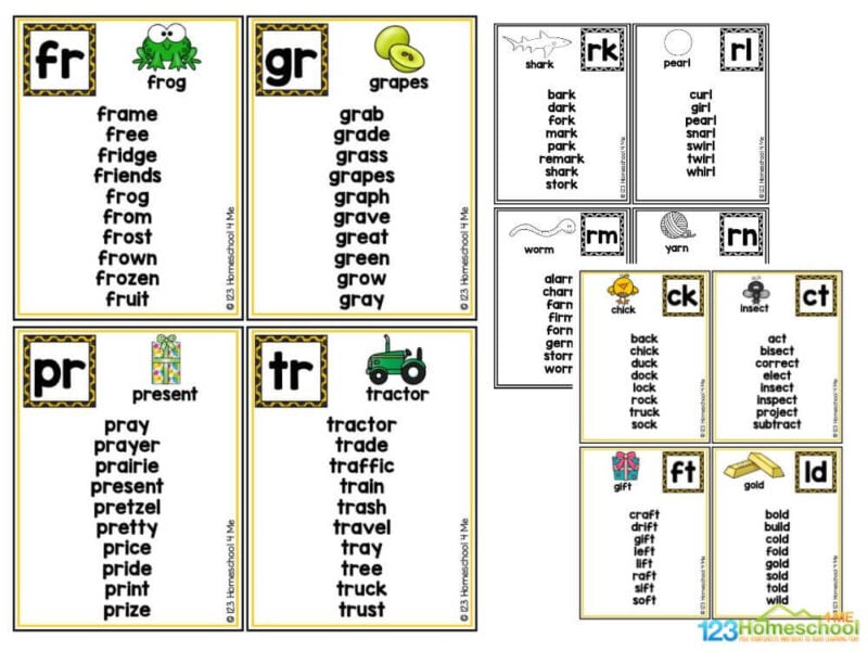 Consonant blend flashcards Looking for a fun and effective way to help your little ones master blend sounds? Check out our free printable blends flashcards! These colorful and engaging cards are perfect for reinforcing phonics skills at home or in the classroom. Just print out the blend flashcards printable, and you're ready to go. Whether you’re working on reading skills or classroom activities, these consonant blend cards are a handy resource.
Phonics is a crucial building block for literacy, and mastering consonant blends can greatly improve your child's reading fluency. Blends are groups of two or three consonants that appear together at the beginning of words, such as "bl," "cl," "str," and "sw." Teaching kids to recognize these sounds can enhance their abilities to decode words, leading to better reading comprehension.