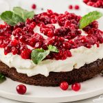 Indulge in the moist and easy-to-make Chocolate Cranberry Cake, featuring a delightful blend of dark chocolate and cranberry that's sure to impress!