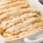 Discover how to whip up creamy and cheesy White Chicken Enchiladas at home for a delicious and easy family dinner!