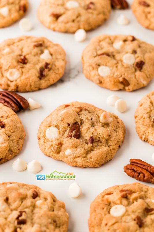 White chocolate chip cookies recipe Indulge in pure bliss with these delicious cookies! They combine the wholesome goodness of classic oatmeal cookies with a delightful twist of creamy white chocolate. Trust us, one bite and you’ll be hooked!