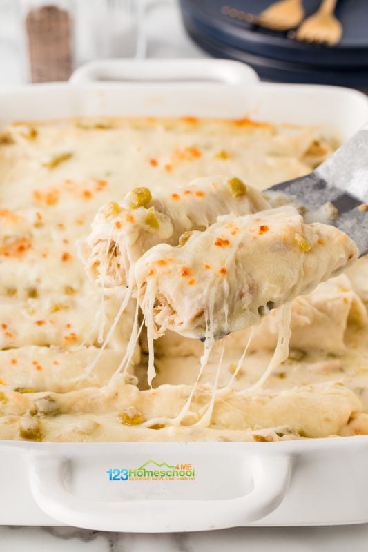 White enchilada sauce White enchilada sauce
