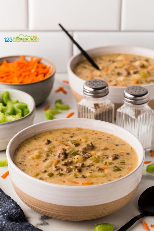 bacon cheeseburger soup recipe