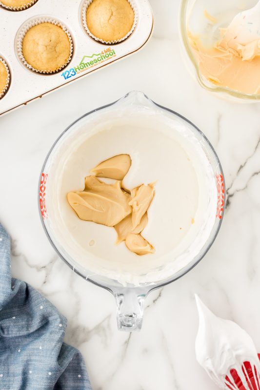 add warm cream to carmelized white chocolate add warm cream to carmelized white chocolate