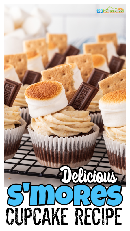 Elevate your classic summer s'mores with these mouthwatering s'mores cupcakes! Indulge in the irresistible combination of gooey toasted marshmallows, crunchy graham crackers, and rich chocolate, all in a convenient cupcake form. Ready to dive into this delicious recipe? Let’s get baking! Elevate your classic summer s'mores with these mouthwatering s'mores cupcakes! Indulge in the irresistible combination of gooey toasted marshmallows, crunchy graham crackers, and rich chocolate, all in a convenient cupcake form. Ready to dive into this delicious recipe? Let’s get baking!