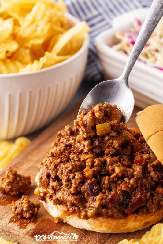 Home made sloppy joes Treat yourself to a delicious meal by serving our savory sloppy joe mixture piled high on warm hamburger buns! It’s the perfect comfort food that everyone will love.