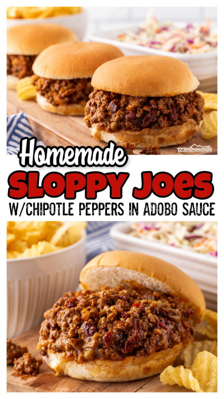 Kids will love our twist on a basic sloppy joe recipe. These easy sloppy joes is perfect for a satisfying, flavorful weekday dinner! All you need to make these homemade sloppy joes are a few simple ingredients and you are ready to leave your kids clammering for seconds!