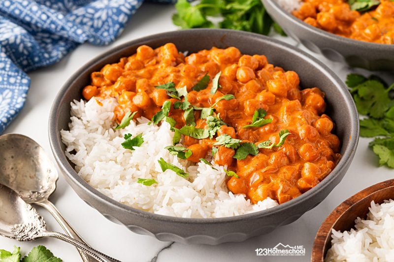 Satisfy your craving for delicious and easy-to-make Indian food with our flavorful Indian Butter Chickpeas—get ready to impress your taste buds!