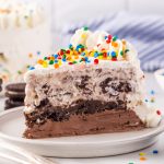 Try our homemade cookies and cream ice cream cake, inspired by Dairy Queen—it's easy to make and delicious!