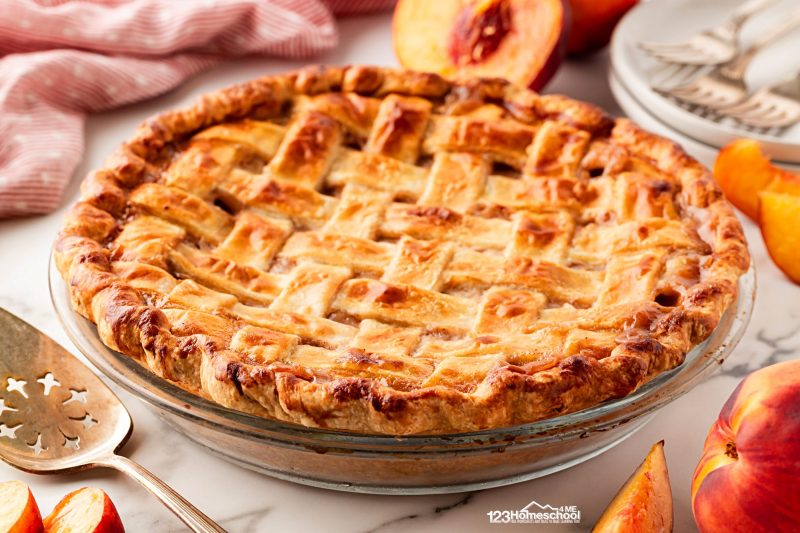 Flaky pie crust recipe Once done, turn off the oven and let the pie rest inside for an hour. This bonus step helps ensure a deliciously firm filling when you slice into it.