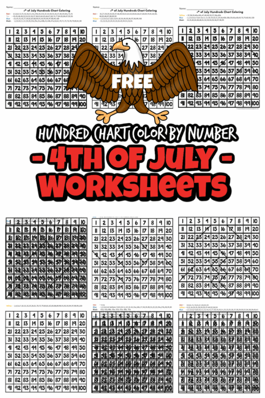 4th of july math worksheets